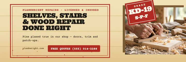 Plankwright Repairs carpentry header template