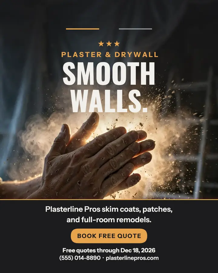 Plasterline Pros smooth walls promo template