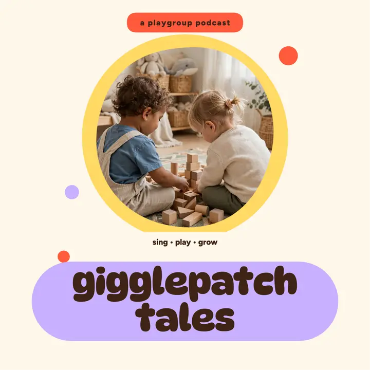 Gigglepatch Tales parenting podcast cover template