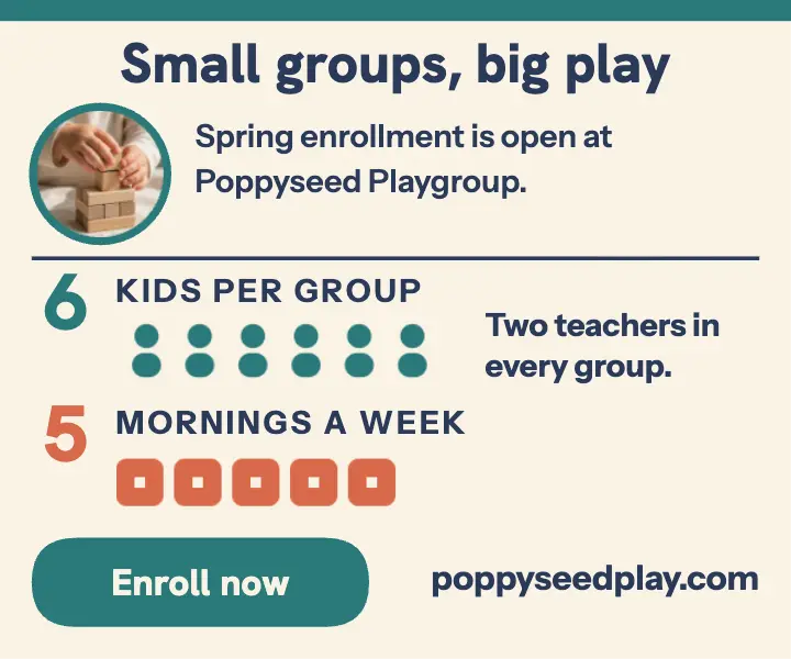 Poppyseed Playgroup pictogram ad template