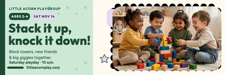 Little Acorn Playgroup scallop header template