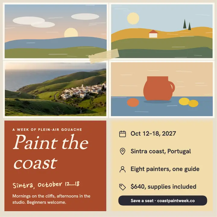 Sintra painting week post template