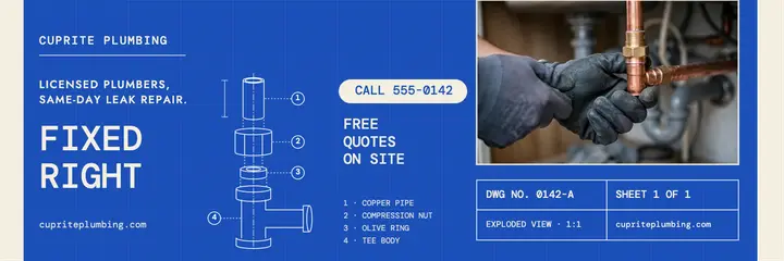 Cuprite Plumbing blueprint header template