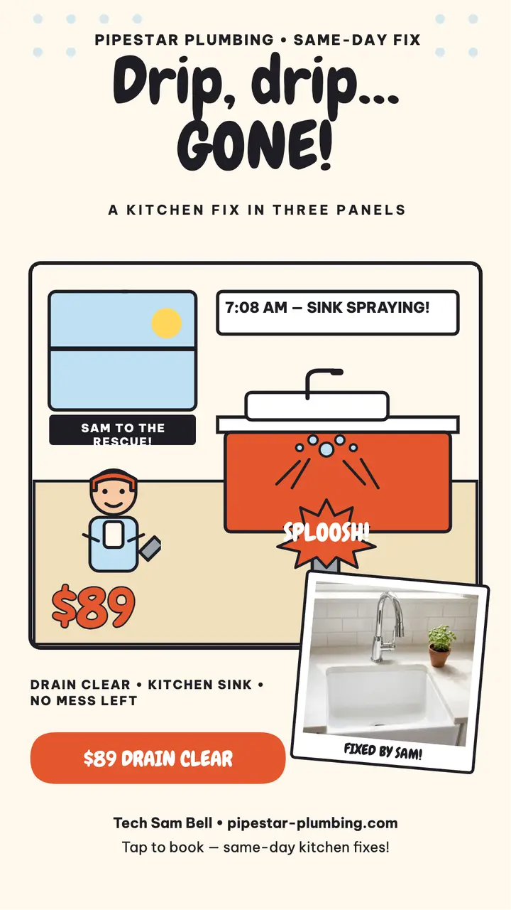 Pipestar comic kitchen fix story template