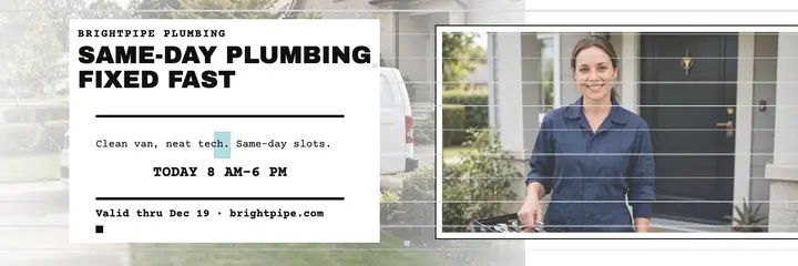 Brightpipe same-day plumber header template