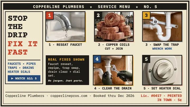 Copperline service menu thumbnail template
