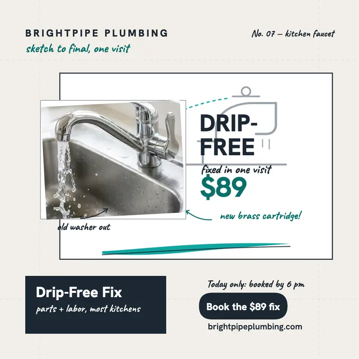 Brightpipe drip-free faucet fix post template