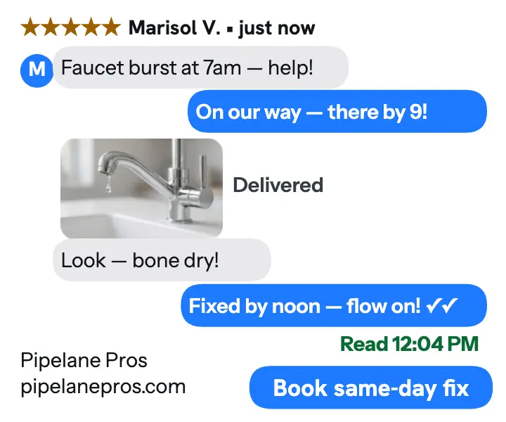 Pipelane Pros same-day review thread ad template