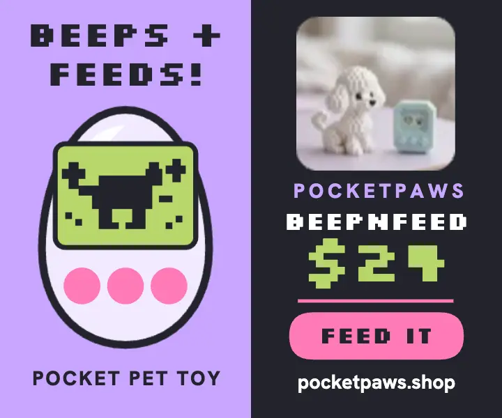 Pocketpaws BeepnFeed pocket pet ad template