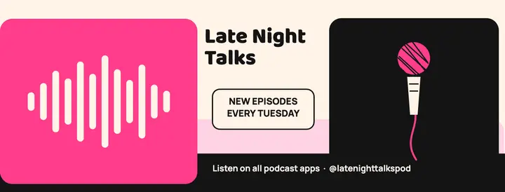 Pink pop podcast Facebook cover template
