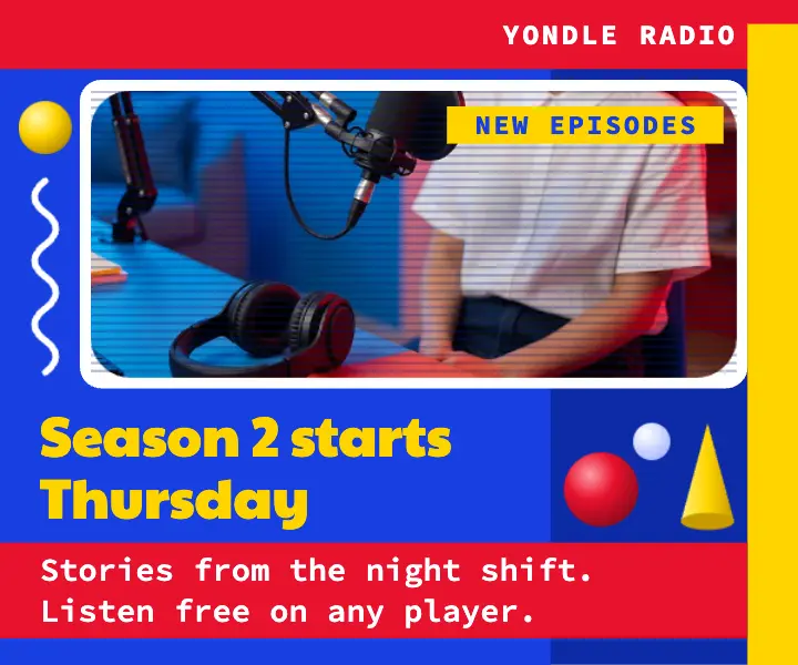 Yondle Radio season 2 premiere medium rectangle ad template