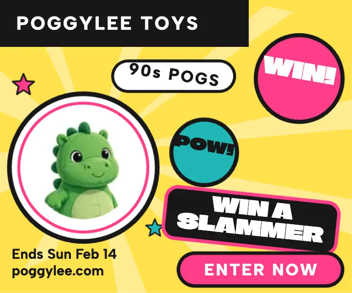 Poggylee dino slammer giveaway ad template