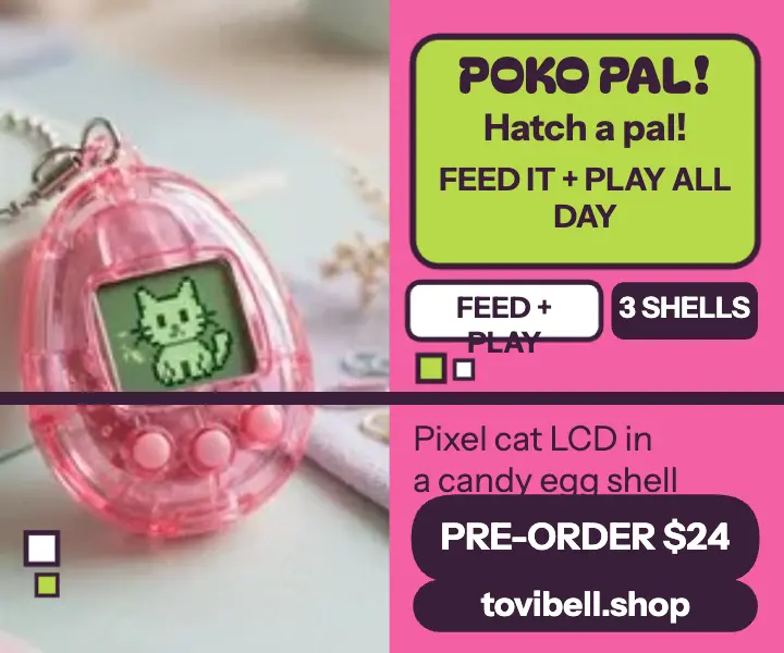 Poko Pal virtual pet pre-order ad template