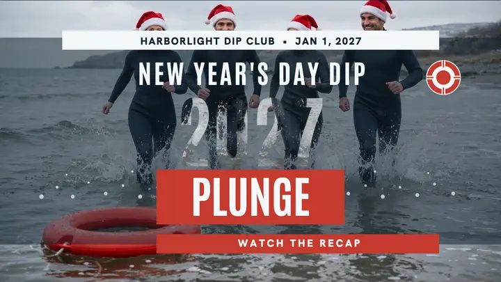 Harborlight New Year dip plunge thumbnail template