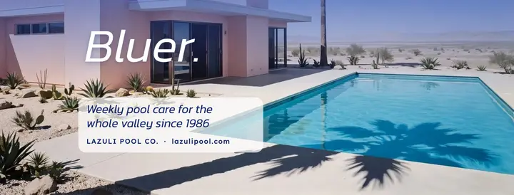 Lazuli Pool Co. Facebook cover template