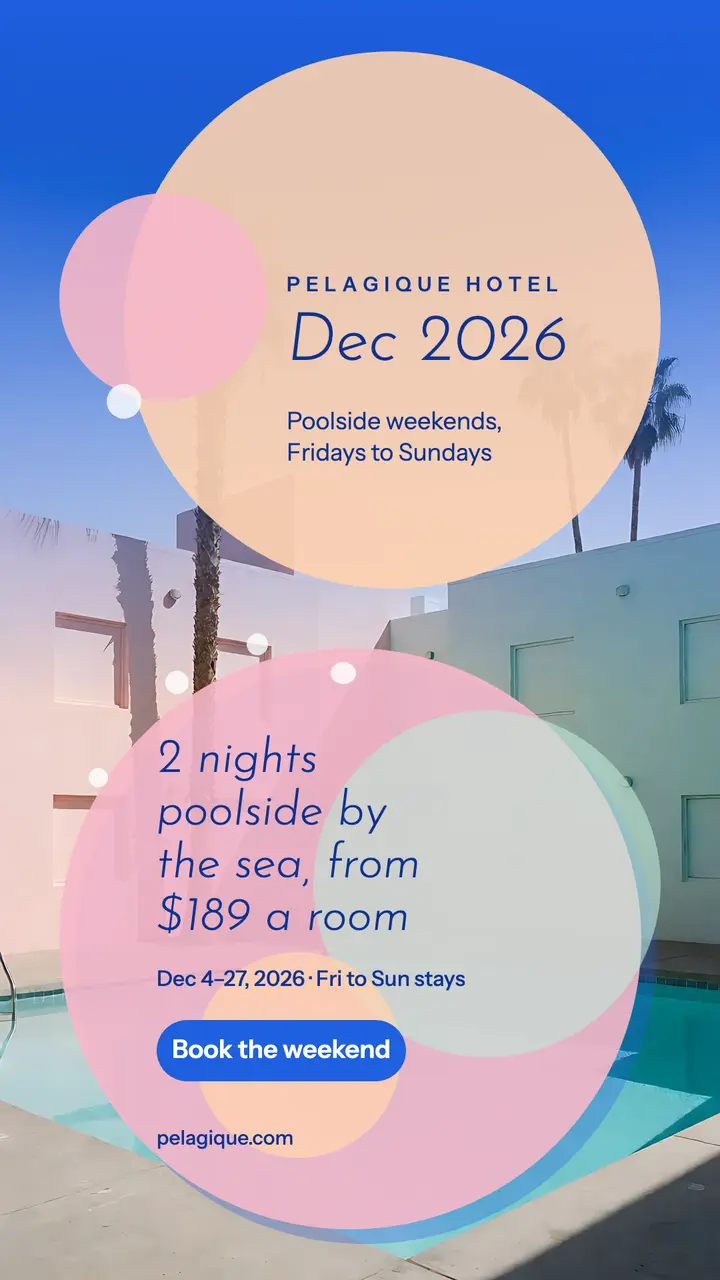 Pelagique poolside weekend city pop story template