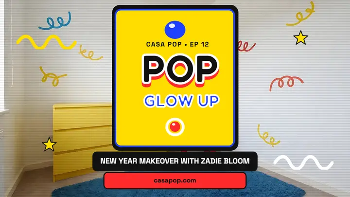 Casa Pop New Year room makeover thumbnail template