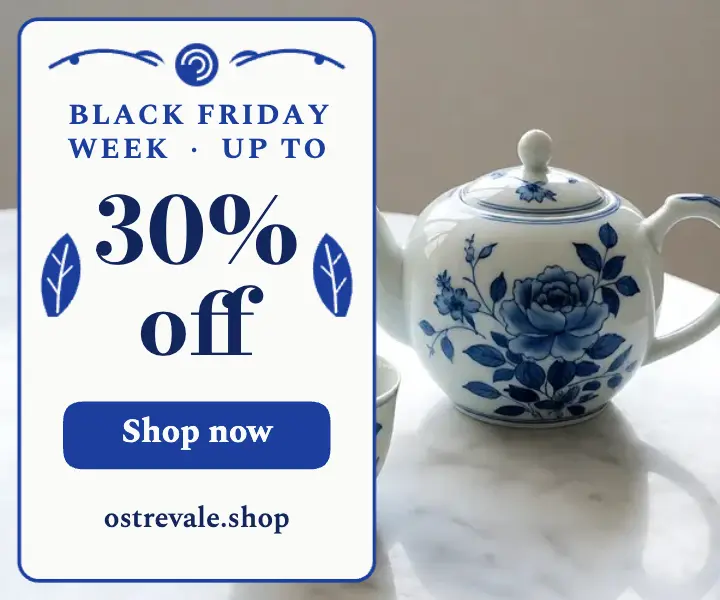 Ostrevale Black Friday porcelain ad template