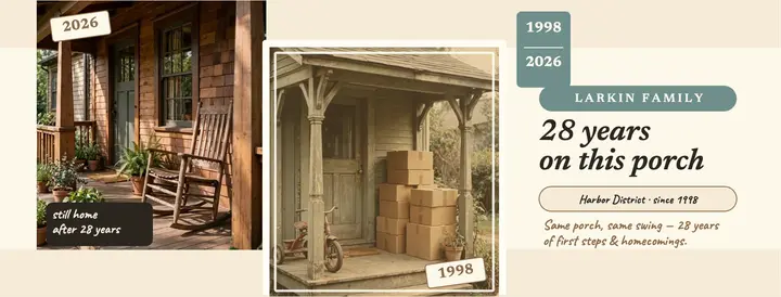 Larkin porch then and now cover template