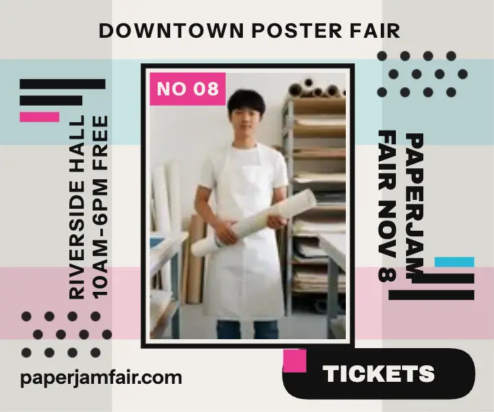 Paperjam Fair Swiss poster ad template
