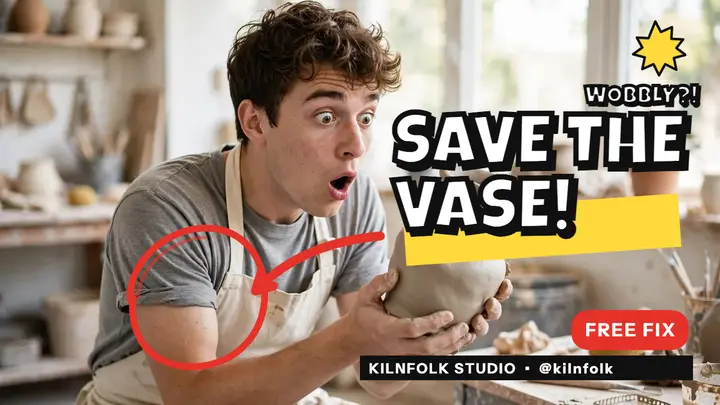 Save the vase pottery thumbnail template