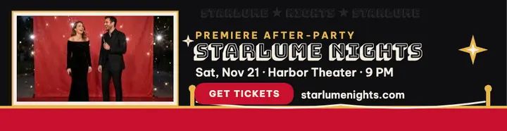 Starlume Nights after-party billboard template