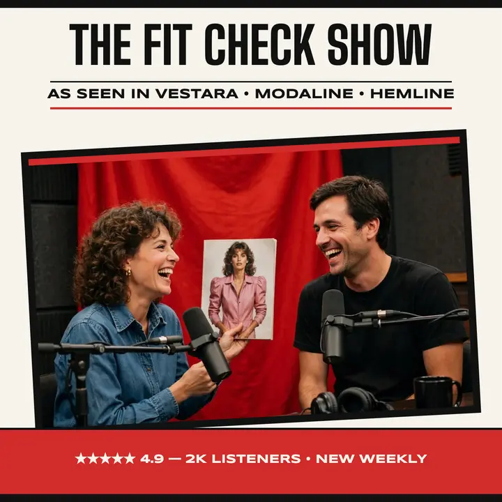 The Fit Check Show press review cover template