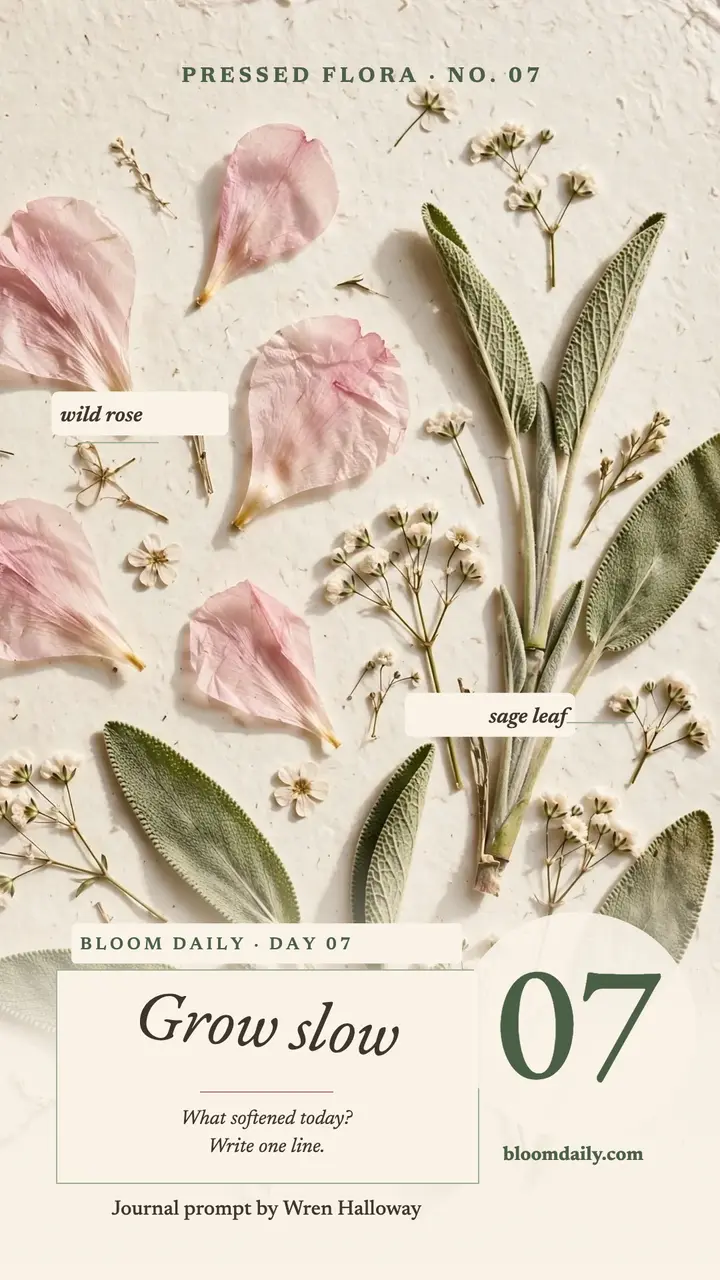 Bloom Daily pressed bloom story template