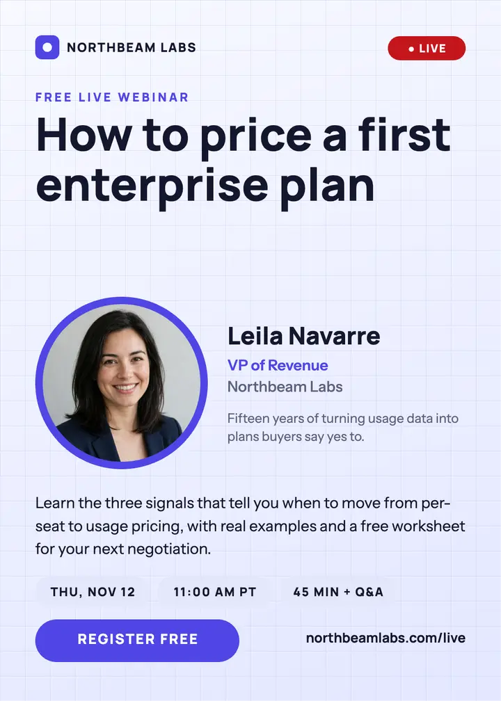 Northbeam pricing webinar speaker invitation template