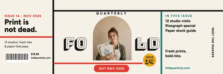 FOLD Quarterly issue launch header template