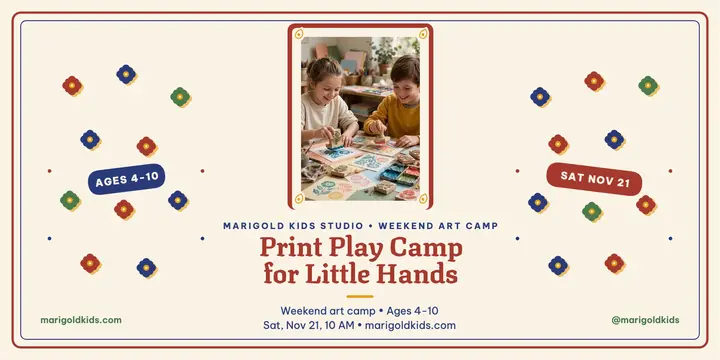 Print Play kids art camp post template