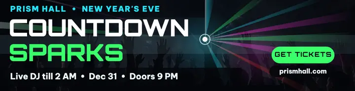Prism Hall Countdown Sparks laser billboard template