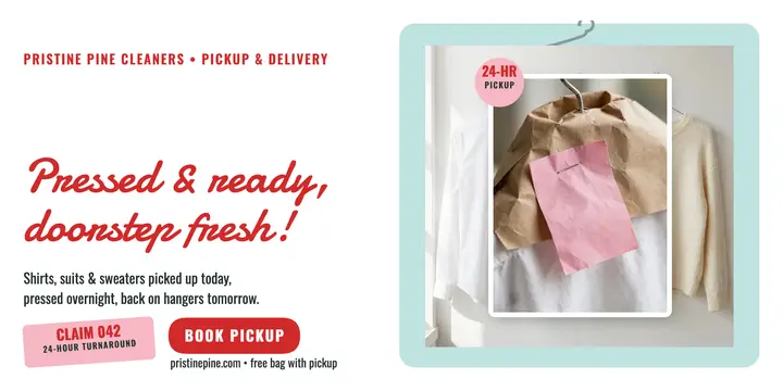 Pristine Pine pickup promo post template