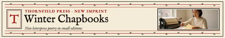 Thornfield Press Winter Chapbooks cover template
