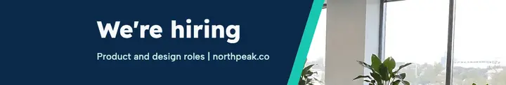 Northpeak Labs hiring cover: we're hiring linkedin page cover template