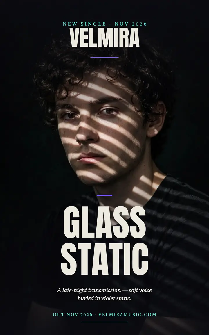 Velmira Glass Static projected cover template