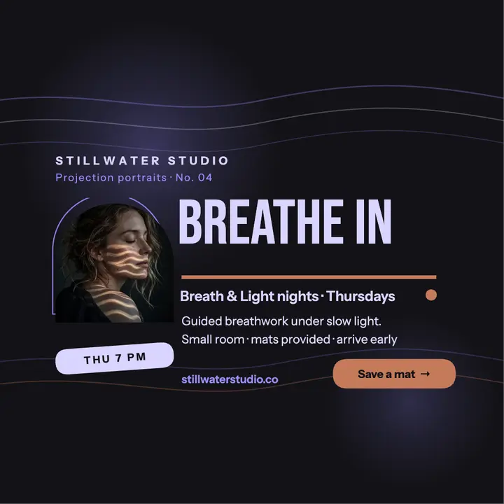 Stillwater breathwork night post template