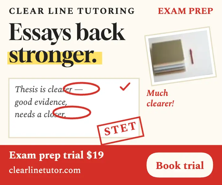 Proofed essay tutoring trial ad template