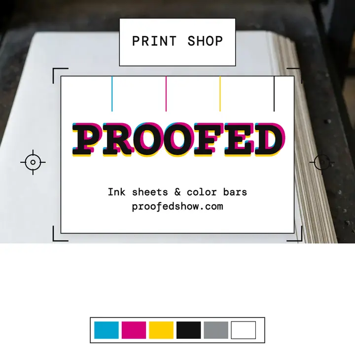 Proofed Show print proofing podcast cover template