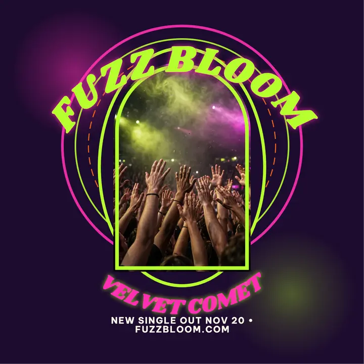 Fuzz Bloom single drop podcast cover template