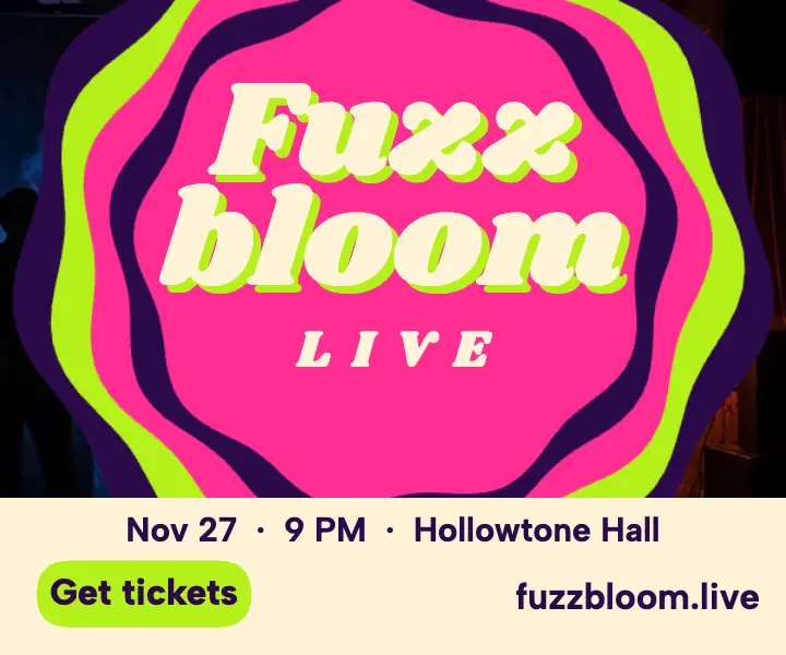 Psychedelic live band night ad: live band night ad template