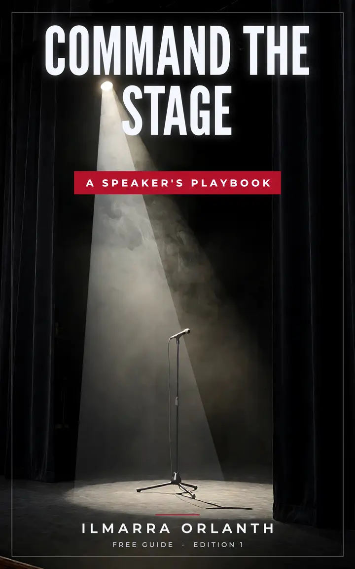Public speaking guide ebook cover template