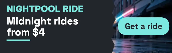 Nightpool late-night ride banner template