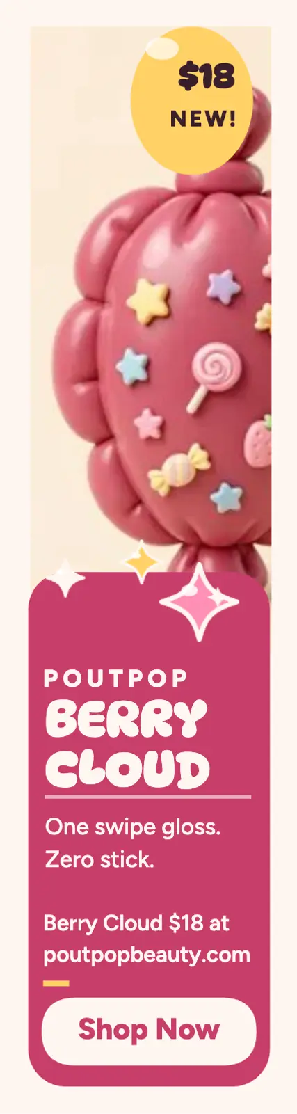 Poutpop Berry Cloud gloss skyscraper template