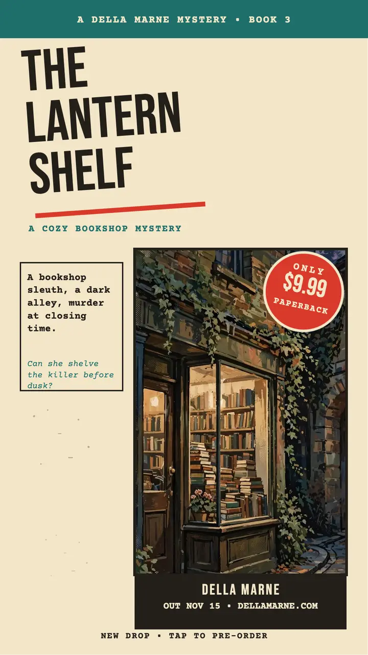 Lantern Shelf pulp mystery drop story template