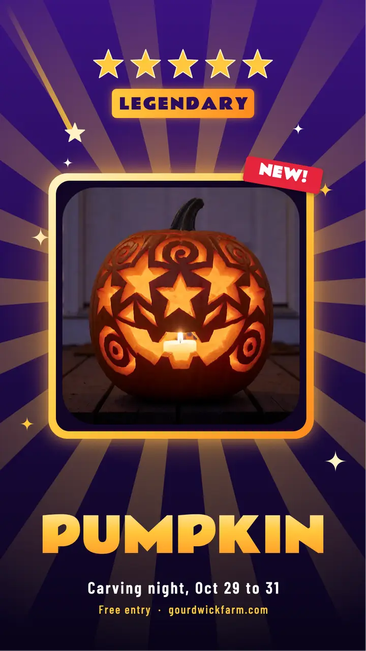 Gourdwick legendary pumpkin summon template
