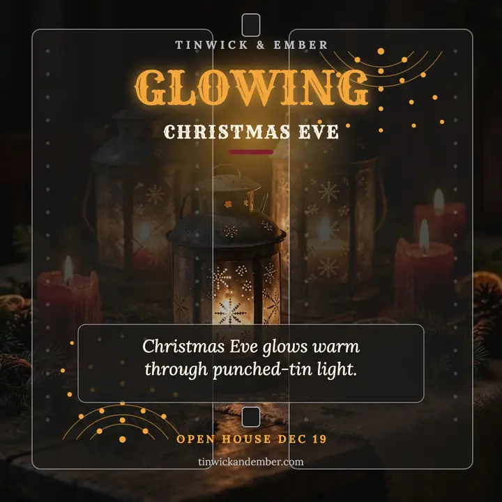 Tinwick and Ember candle eve post template