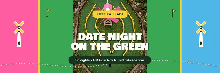 Putt Palisade date night header template