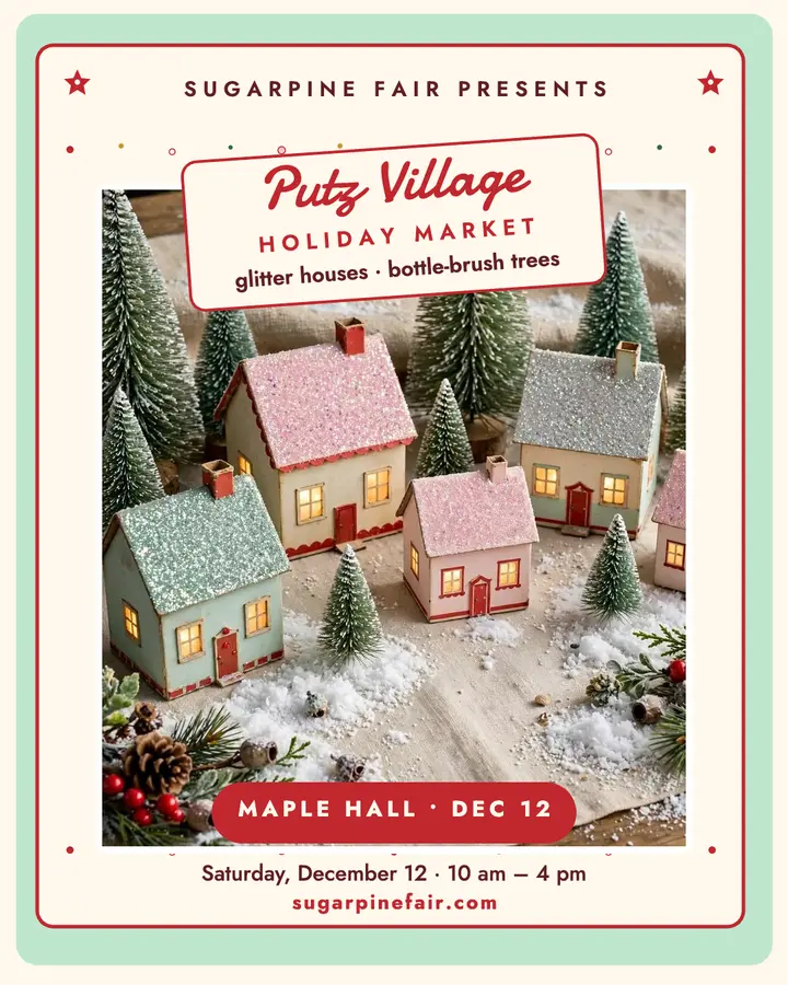 Putz village holiday market post template