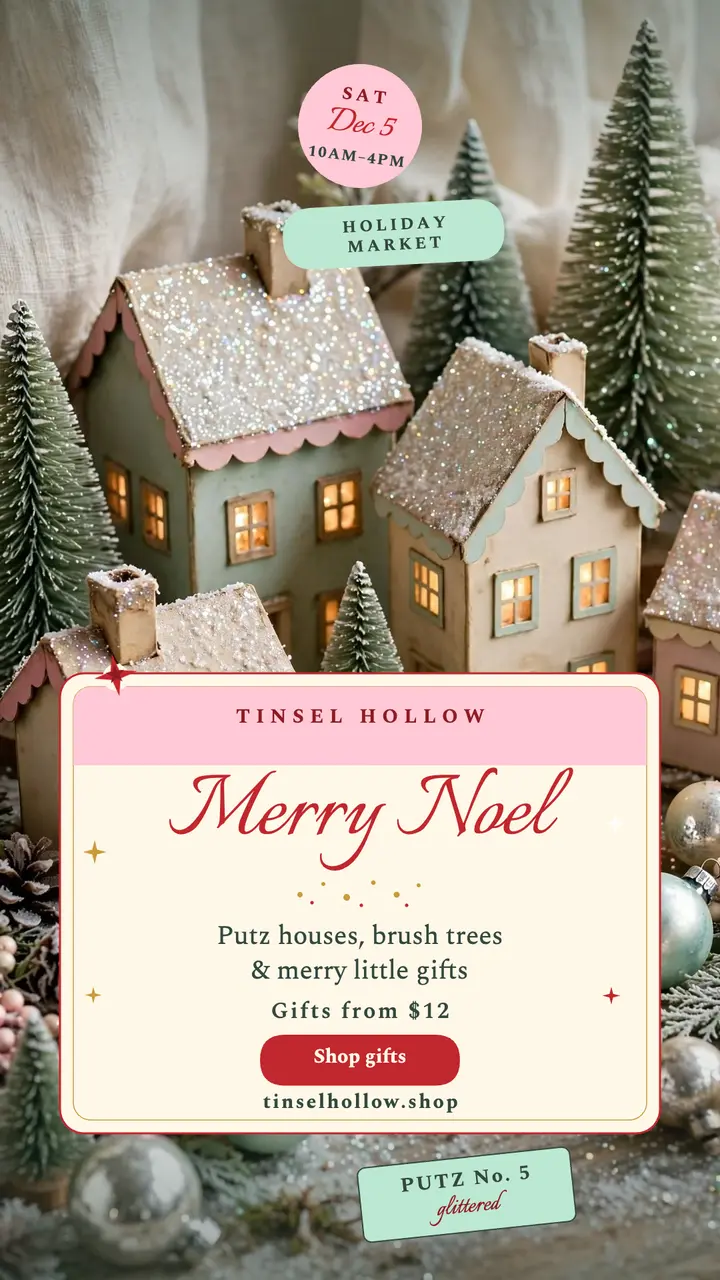 Tinsel Hollow holiday village story template